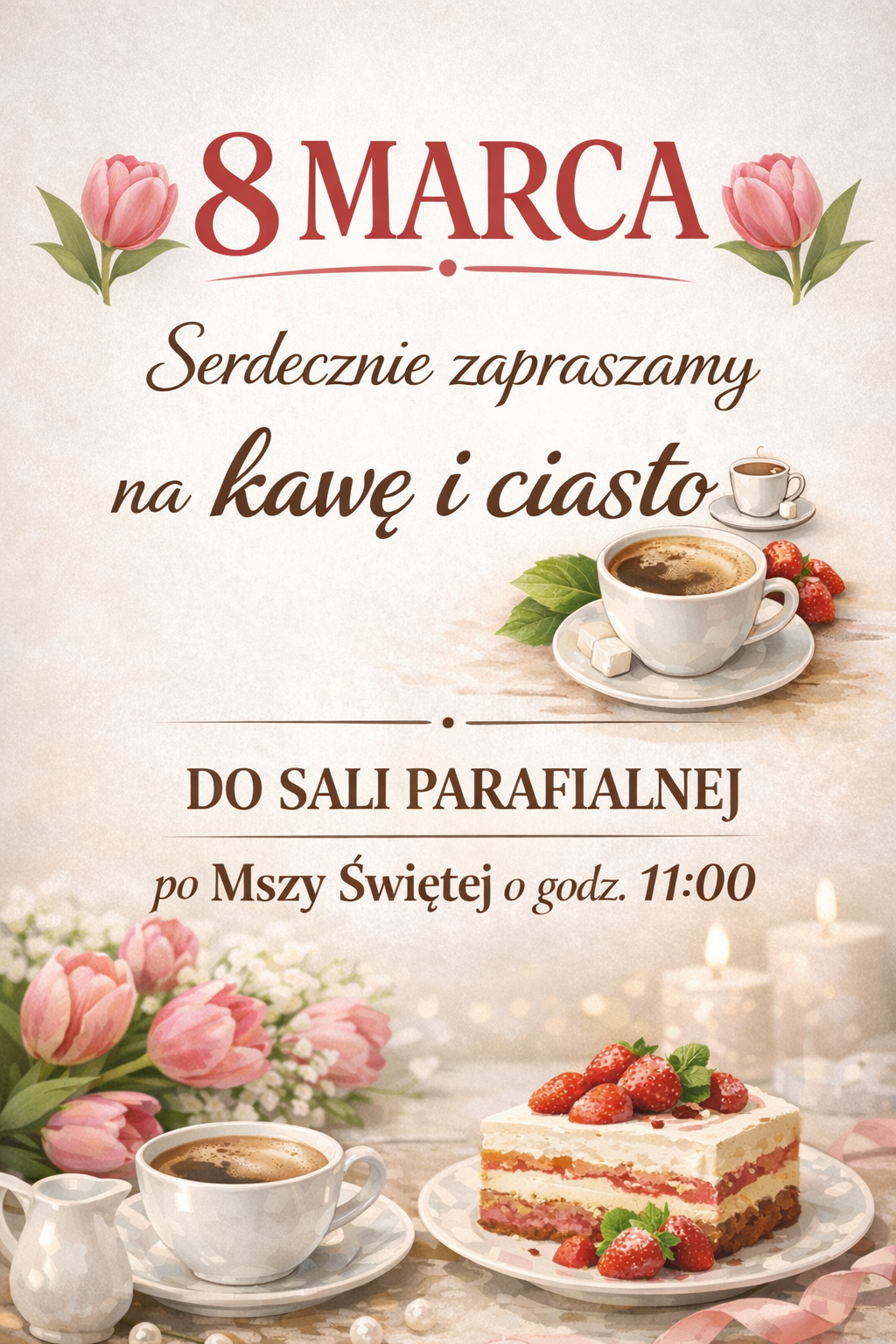 🌷 Zaproszenie – 8 marca