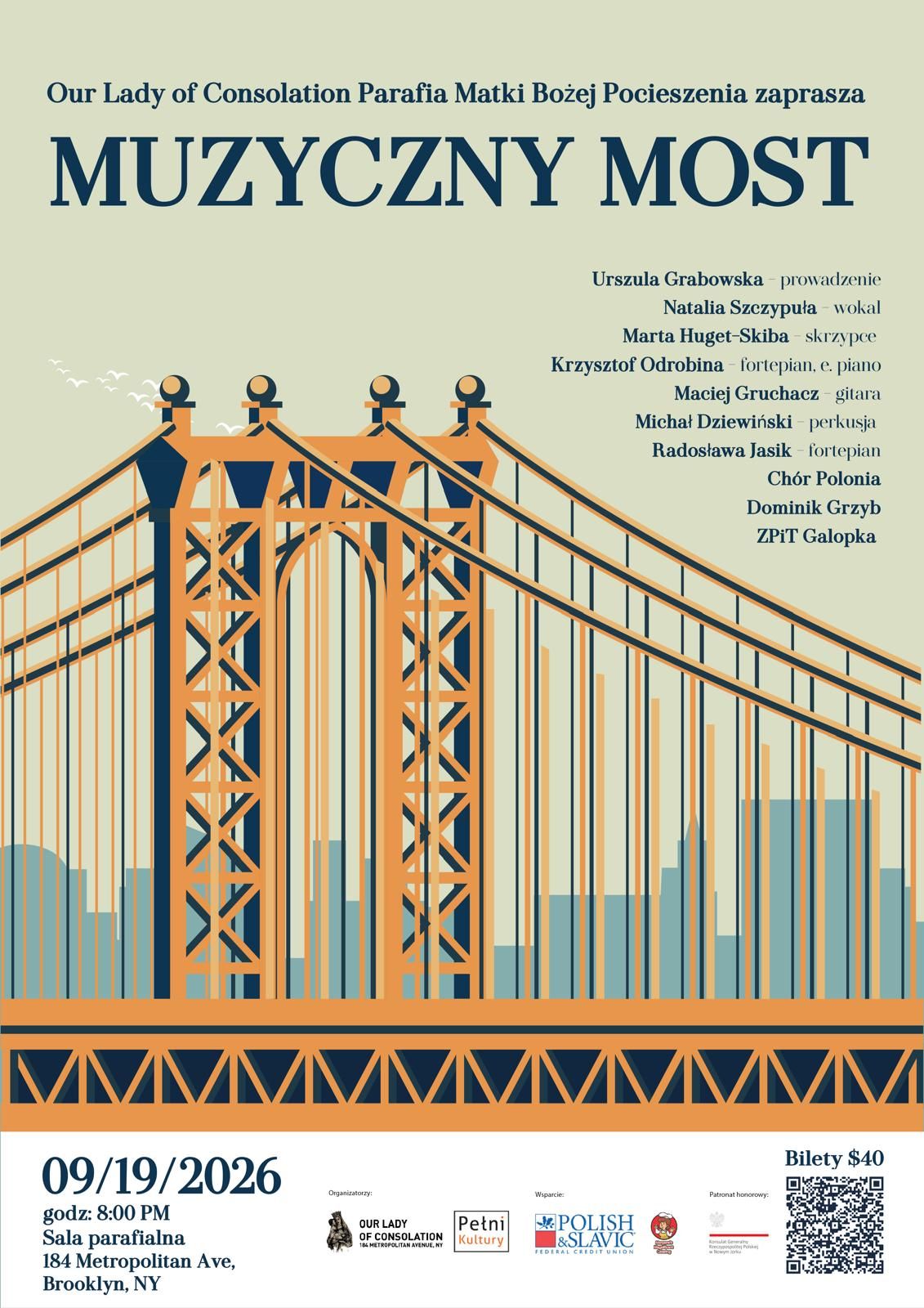 MUZYCZNY MOST – wyjątkowy polsko-amerykański koncert w Nowym Jorku!